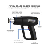 PISTOLA DE CALOR PROFESIONAL